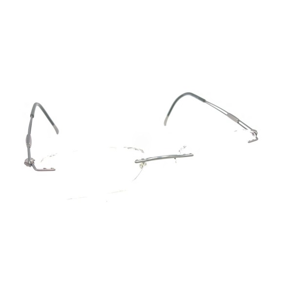 Silhouette 5227 40 6056 Titanium Green Rimless Eyeglasses Frames 17 135 Austria - Picture 1 of 12